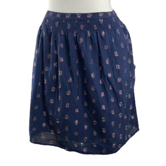 J. Crew Dresses & Skirts - J. Crew Womens Elastic waist Midi Skirt Metallic